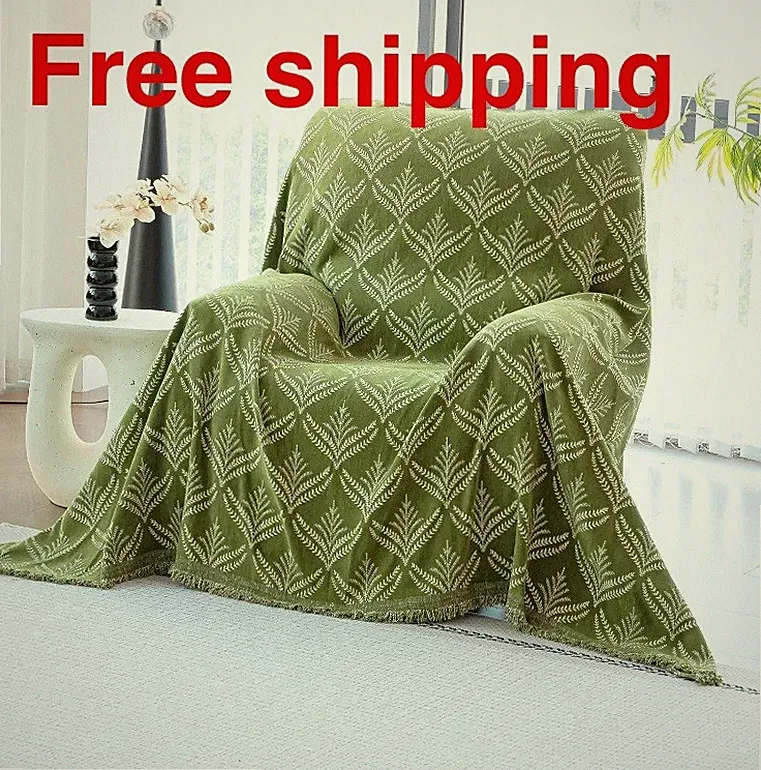 Chenille Sofa Cover Couch Protector Pets Easy Install Washable Blanket New