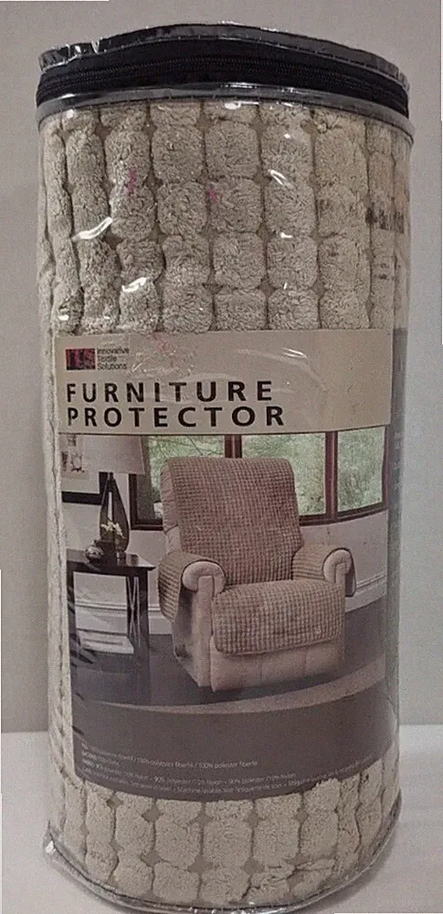 ITS Furniture Protector Recliner Wing Chair NATURAL P65 65x78.5" #156025