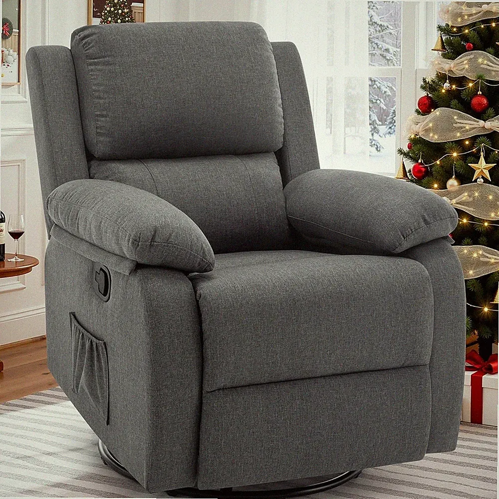 NEW Recliner Chair, 360 Swivel Rocker Chair for Adults, Small Rocking Recliner
